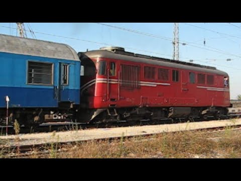 Bulgaria: BDZ diesel class 06 "Sulzer" locomotives seen working passenger trains at Krumovo station