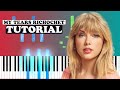 [HOW TO PLAY] My Tears Ricochet - Taylor Swift (Easy Piano Tutorial) by Pianonotez