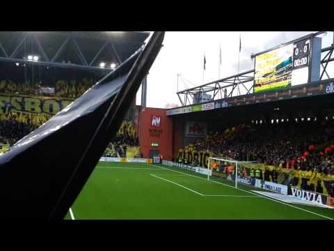 Innan avspark, Elfsborg - Åtvidaberg  SM final!!!