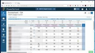 PowerTeacher Pro Gradebook Overview