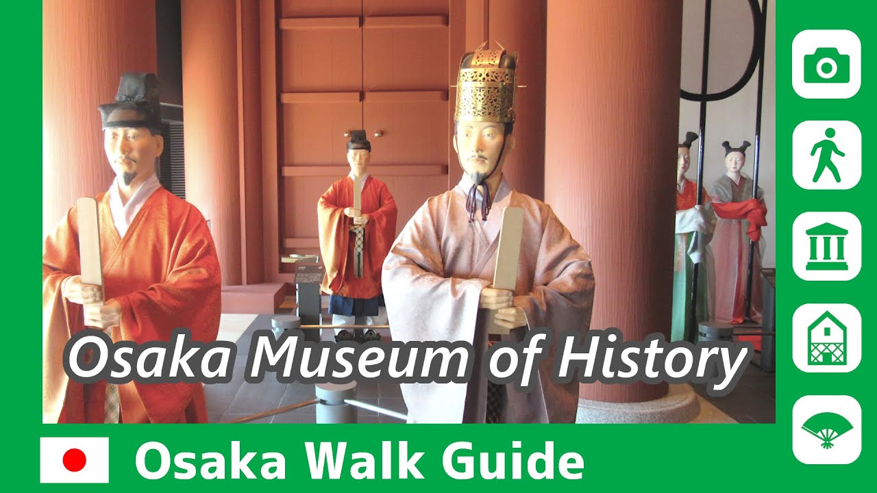 Discover the fascinating journey through time in this video tour of Osaka's Museum of History!