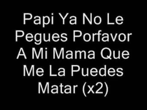 josenid- no le pegues. letra