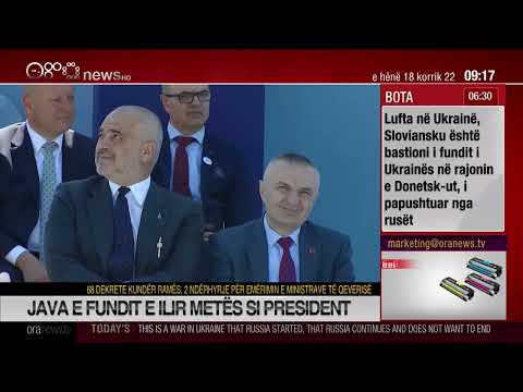 Edicioni informativ - 18 Korrik 2022 - Ora 09:00 - Ora News