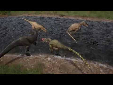 Playing as a Dilo and an Allo : The Isle