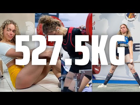 Samantha Eugenie FRA | 1st Place 69kg Class | 527,5kg Total | IPF Jr Worlds 2023