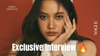 Freen sarocha in Depth CELEBRITY Interview Rising International Star #VogueTHxFreen #srchafreen 