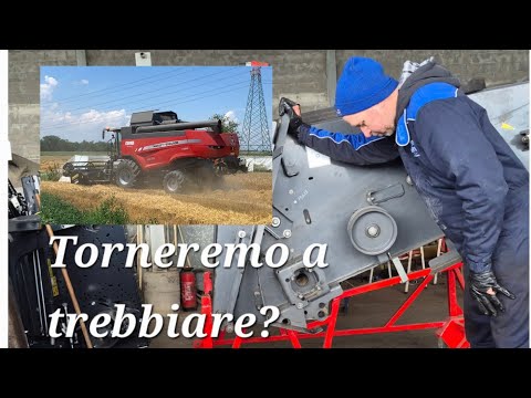 The Massey Ferguson Beta 7360 in pieces