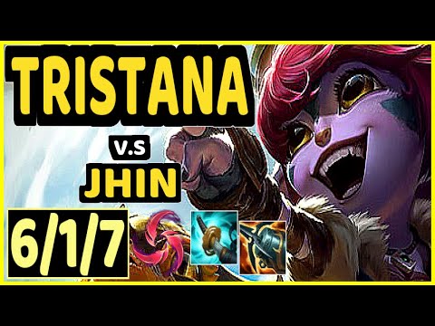 EVANRL (TRISTANA) vs JHIN - 6/1/7 KDA BOTTOM ADC GAMEPLAY - NA Ranked DIAMOND