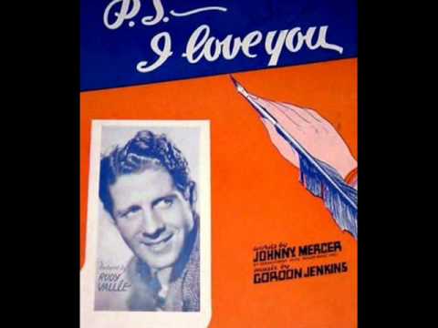 "P.S. I Love You"  Eddie Stone and His Orchestra 1934
