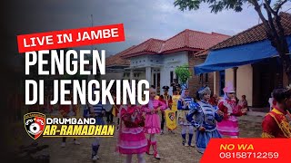 Download lagu Pengen Di Jengking Drumband AR-RAMADHAN || Live In Desa Jambe larangan kec.Kertasemaya Kab.indramayu mp3