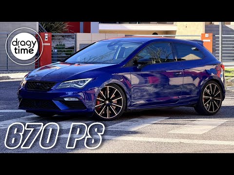 670 PS Seat Leon Cupra 300 DSG Stage 3 | Extreme fast acceleration from 100-200 200-250 Km/h 