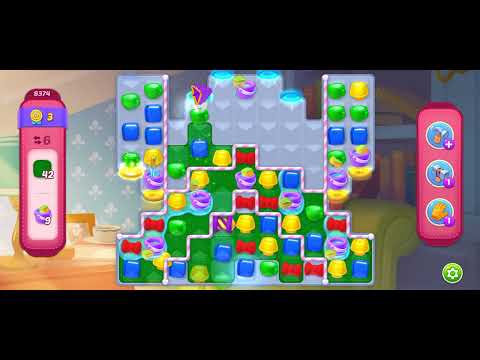 Homescapes level 8374 No boosters Super Hard level