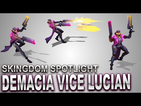Demacia Vice Lucian Skin Spotlight | SKingdom - League of Legends