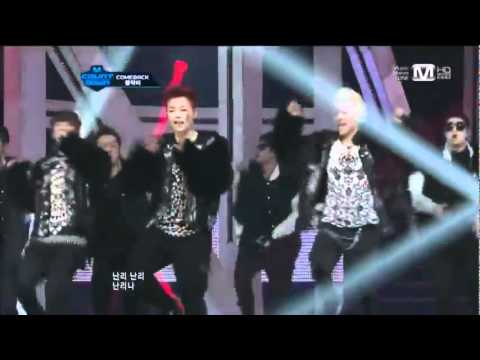120202 - Block B - Nanrina (Nanlina) HD [Live @ M! Countdown (ComeBack Stage)]