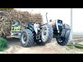 Tractor Trali Pulling Pakistani Tractor MF 385 4x4 Shogarcan Trali Pulling Yasirsandhu Sandhuvlogs