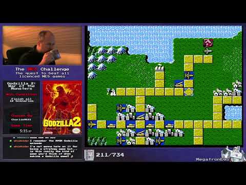 NES Challenge: Game #211: Godzilla 2: War of the Monsters(part 1)