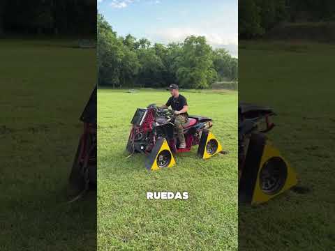 El auto del tío tiene llantas triangulares… ¡y es increíblemente rápido!