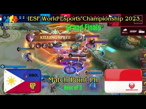 PH (Sibol AP Bren) vs ID (Bigetron Alpha BTR) MATCH POINT-PH | MLBB IESF 2023 Grand Finals