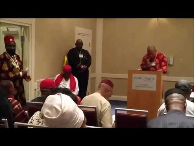 Director Nnamdi Kanu's Speech at 2015 World Igbo Convention in Los Angeles