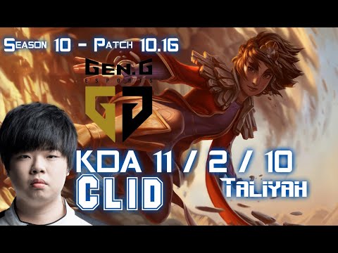 Gen Clid TALIYAH vs HECARIM Jungle - Patch 10.16 KR Ranked