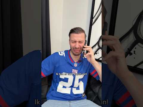 Rutger is er kapot van! 😭