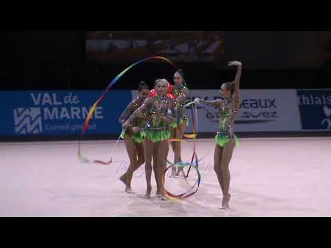 RUSSIA 3 balls 2 ribbons - 2014 Thiais EF