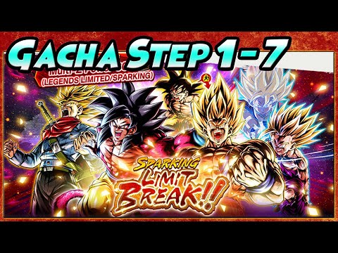 🔥 🔥  GACHA STEP 1-7 BANNER TRAP AMPAS DEMI Z-POWER LF - DragonBall Legends