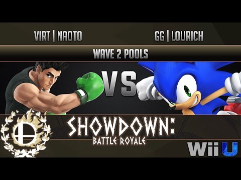 Showdown Battle Royale WAVE 2 POOLS - Virt | Naoto (Little Mac) vs GG | LouRich (Sonic)
