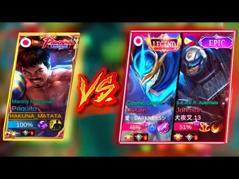 💯✅PAQUITO VS PRO GUSION & JOHNSON META STRONG ENEMIES VS OFFLANE GOD PAQUITO | MOBILE LEGENDS