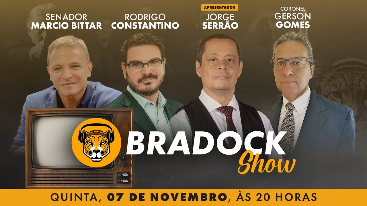 Bradock Show 07/11/24 - Jorge Serrão, Rodrigo Constantino, Senador Marcio Bittar e Cel Gerson Gomes