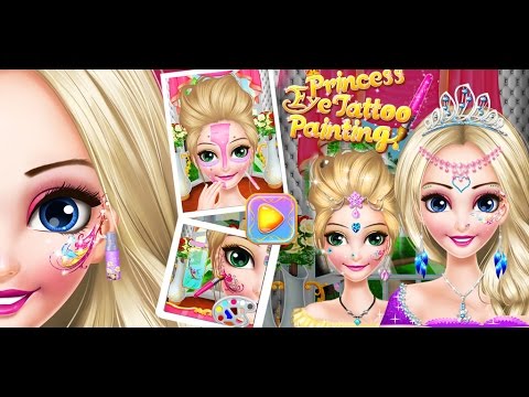 Princess Eye Tattoo Painting Video