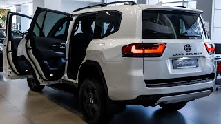 2024 White Toyota Land Cruiser 300 GR Sport - Wild SUV in Detail