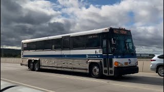 Midtown Bound 2008 MCI D4500CT 2223 SIM22 Express Bus At Goethals Bridge