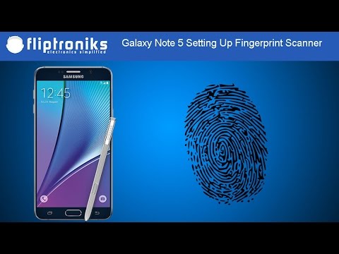 Samsung Galaxy Note 5: Setting Up The Fingerprint Scanner - Fliptroniks.com