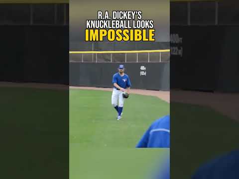 Could you hit R.A. Dickey's Knuckleball (or even catch it)?