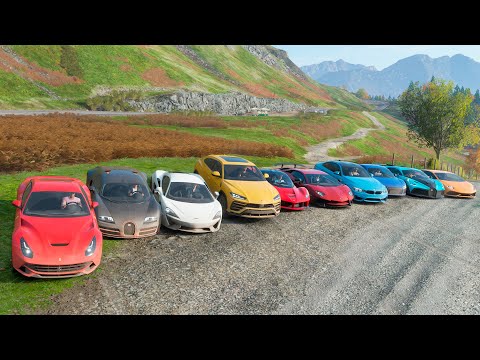 #BAN NO MUTLEY!! GOLIAS INVERSA COM CARROS DO CAIO ARAÚJO - FORZA HORIZON 4