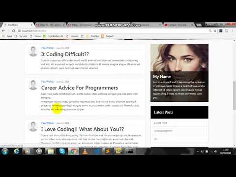 Python! New Blog With Full Features. (Flaskr)