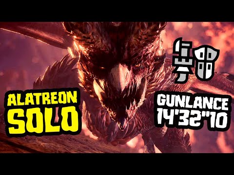 Alatreon Solo (Fire) - Elemental Gunlance - Monster Hunter World Iceborne