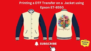 DIY - Using a Pre-made design from Creative Fabrica for DTF Transfer on a Jacket