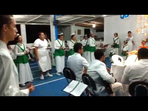 Hino 64 “Eu Peço a Jesus Cristo” do Mestre Irineu tocado no trabalho de Santo Reis em Marabá.