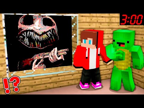 Mikey and JJ's Terrifying Night in Minecraft Maizen
