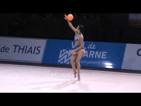 Ludmila KOPTEGINA (LAT) ball - 2014 Thiais AA