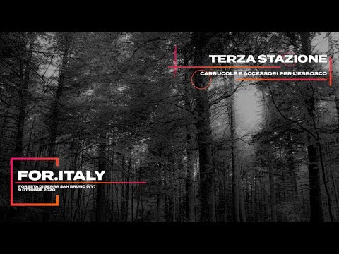 , title : 'For.Italy - Terza stazione: Carrucole e accessori per l’esbosco'