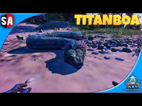 How To Tame A Titanboa | Ark Survival Ascended