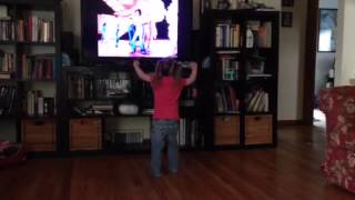 Baby dancing to Weird Al