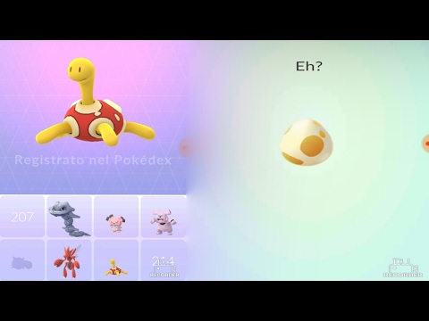 Appare Shackle + schiusura 4 UOVA 5Km: POKEMON GO ITA GEN 2