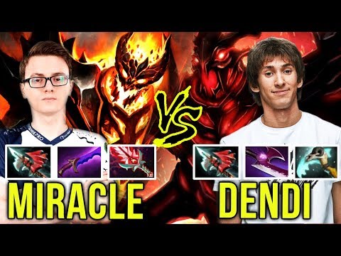 Miracle vs Dendi - TI7 Winner vs TI1 Winner - Shadow Fiend vs Shadow Fiend - EPIC Dota 2