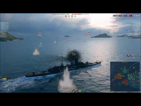 World of Warships Hindenburg 3k Base EXP
