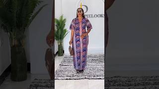 Beautiful cotton batiki dress #latestafricaprint #africanclothing #zamakalefashion #africanfashion