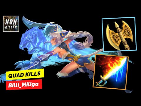 HoN The Dark Lady RUNED CLEAVER with DAWNBRINGER